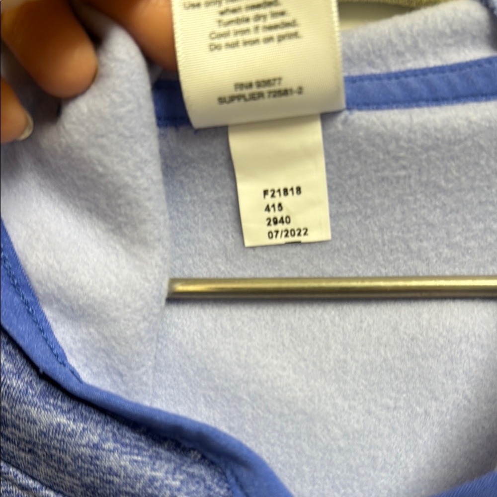 Women’s Blue Hoodie Sweater - Picture 3 of 10